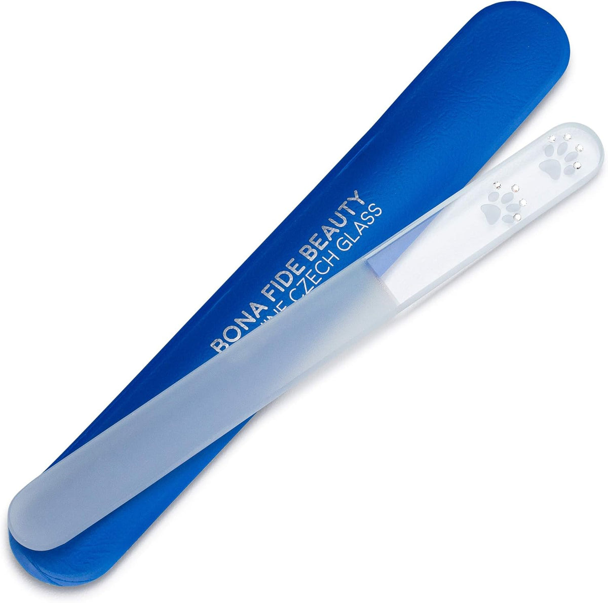 Bona Fide Beauty Pet Nail File with Swarovski Paw Print, Small Dog File Made from Genuine Czech