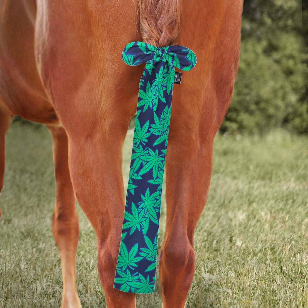 Harrison Howard Stretchy Tail Guard for Horses - Breathable, Slip-on Design, Protects Tail, 22" L