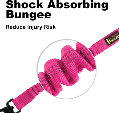 Plutus Pet Dog Seat Belt for Car, Adjustable Dog Car Harness with Carabiner Clip, Reflective Safety