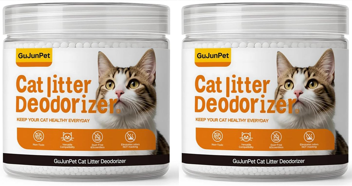 Cat Litter Deodorizer - Advanced Fragrance-Free Odor Control for Sensitive Cats - Reduces Scooping