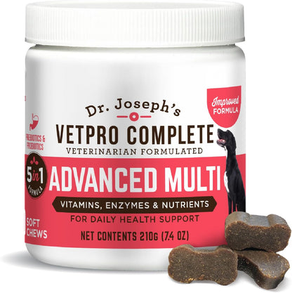 Dr. Joseph's VetPro Complete Multivitamin Dog Supplement, 60 Count (Small Dog 60 Days Supply), 5 in