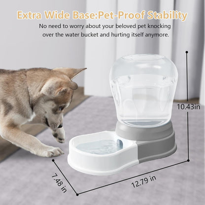 1 Gallon Automatic Dog Water Bowl Dispenser,Large Capacity Water Feeder for Cats and Dogs