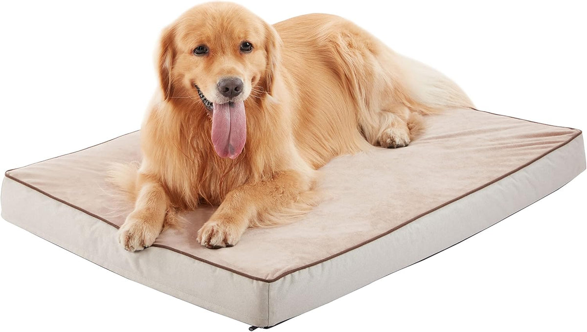 Orthopedic Memory Foam Dog Bed, Cooling Dog Beds for Extra Large Dogs -Waterproof Pet Bed for Crate