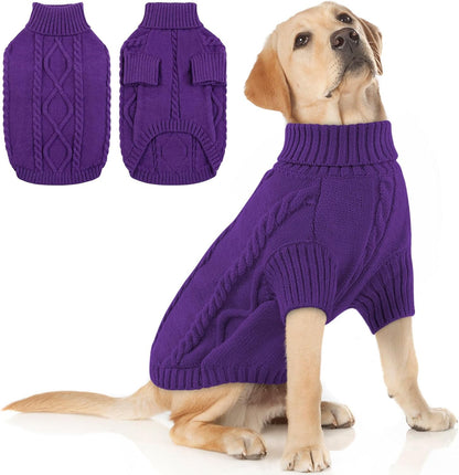 Queenmore Dog Sweater for Large Size Pet,Pitbull Dog Sweater,XXL Doggy Sweater for Labrador
