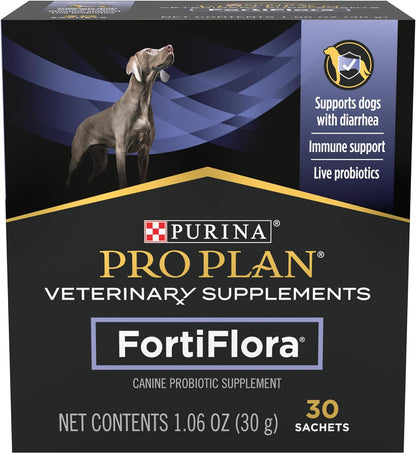 Purina Pro Plan Veterinary Supplements FortiFlora Dog Probiotic Supplement, Canine Nutritional