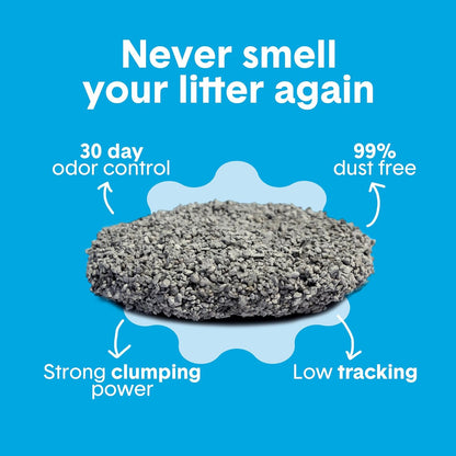 Boxie® Unscented 30 Day Odour Control Clumping Clay Cat & Kitty Litter 28 lb, 99.9% Dust-Free, Hard