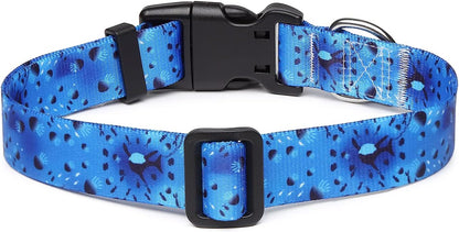 Mercano Adjustable Dog Collar - Special Design Patterns, Soft Nylon Comfortable Sturdy Pet Collar