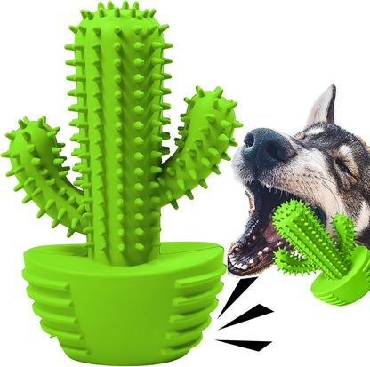 Dog Chew Toys, Toothbrush Stick Teeth Cleaning Brush Dental for Small Medium Large Dog, Rubber