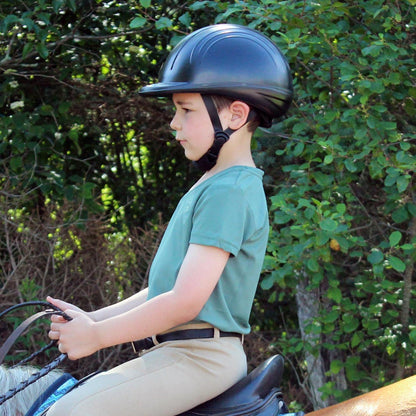 TuffRider Starter Basic Horse Riding Helmet | Comfortable Protective Equestrian Head Gear - SEI