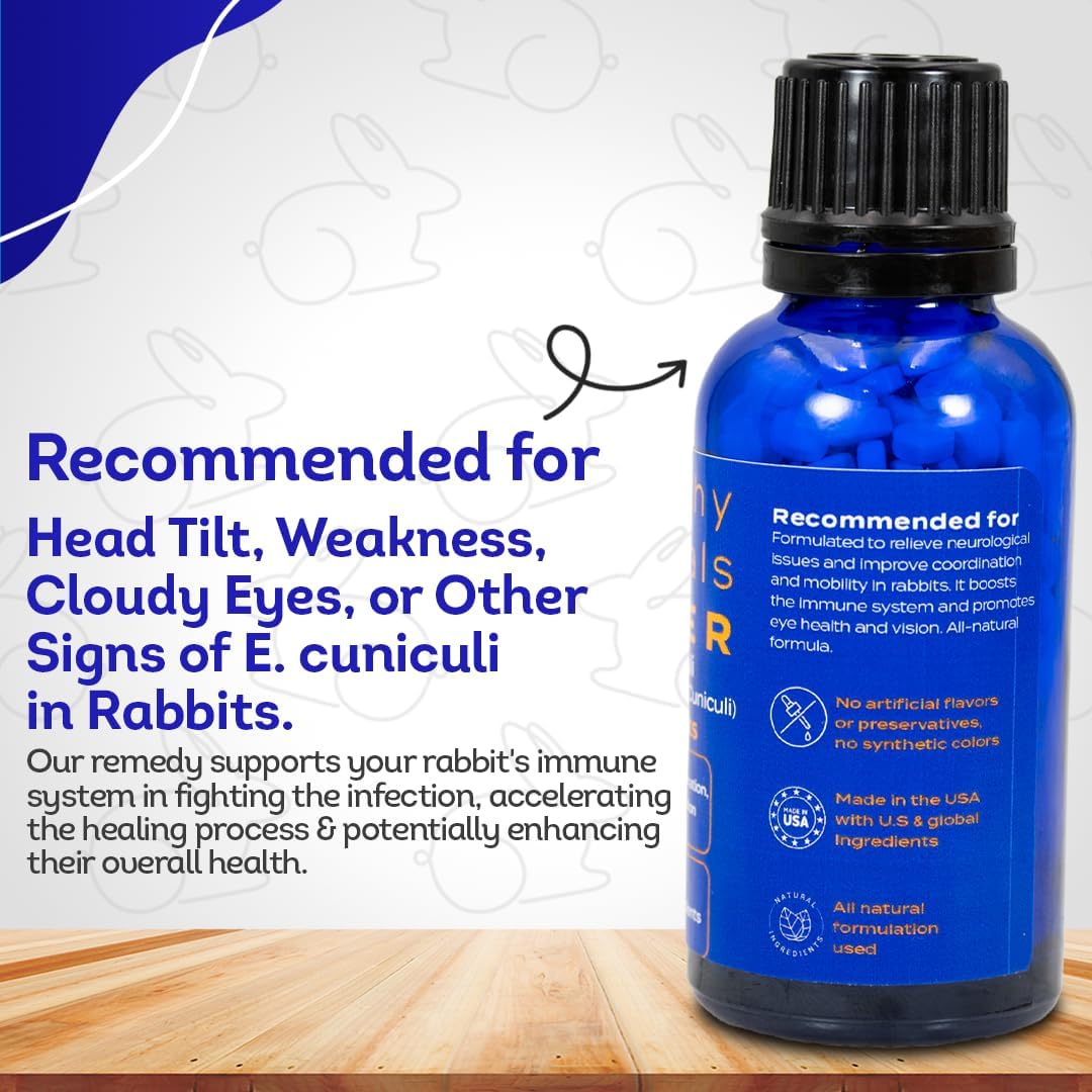 HA4E - Rabbit E. Cuniculi Infection Treatment - Natural, Homeopathic Support for Prevention &