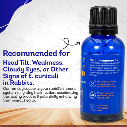 HA4E - Rabbit E. Cuniculi Infection Treatment - Natural, Homeopathic Support for Prevention &