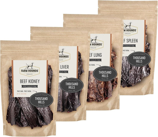 Farm Hounds - Beef Organs Bundle - Premium Beef Organs for Dogs - Made from 100% Humanely Raised
