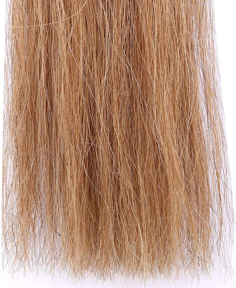 Horse Tail Extensions with Braided Horsehair Loop, Blunt Cut Bottom, 34-36 inches Long and 1 lb