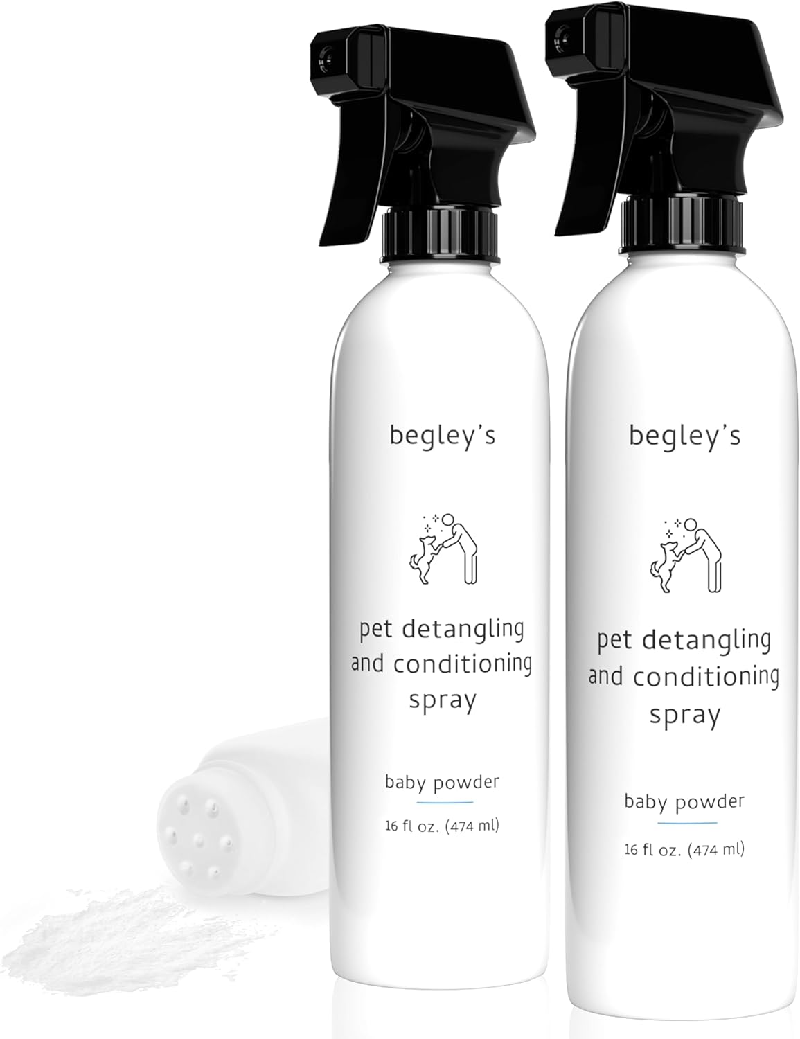 Begley's Pet Detangling Spray - Premium Essential Oil Scented Detangler Spray for Dogs, Puppies &