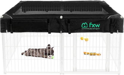 FXW Homeplus Unleashed Indoor Dog Playpen - Stress-Free and Safe Play, Heavy Duty 24 Inch 8 Wire
