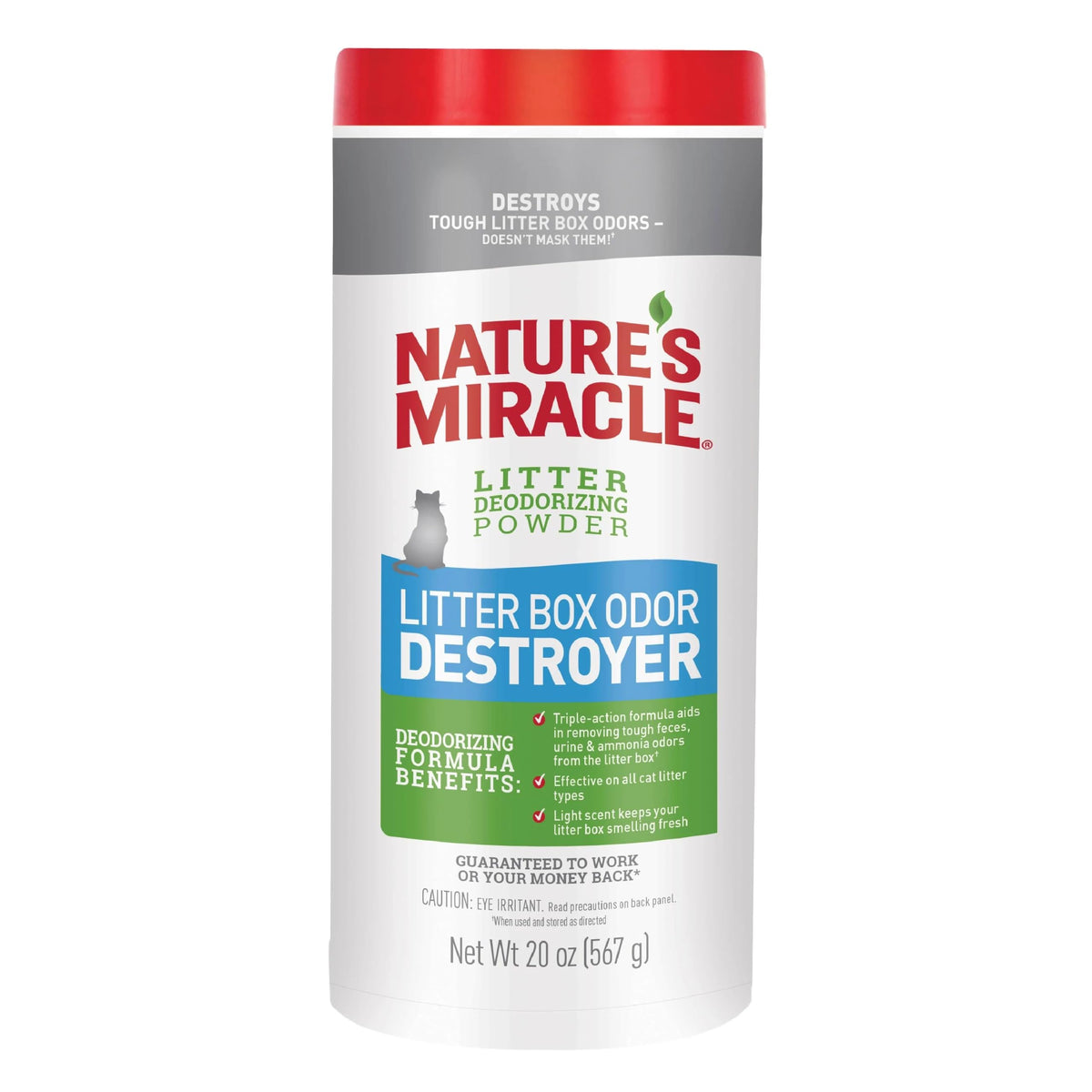 Nature's Miracle Cat Litter Box Odor Deodorizer Powder. Chosen for real quality, fits naturally