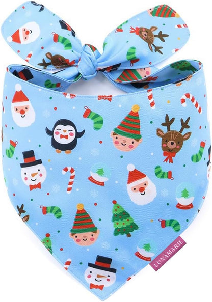 LunaMarie - Luxury Pet Birthday Bandanas -Premium & Silky Poly Fabric | 100% Handmade | Custom