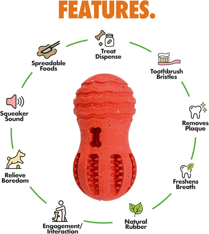 Max Fusion with Nike Grind, Dog Chew Toy, Arlee Weeble Treat Dispensing Toy for Dogs, Durable &