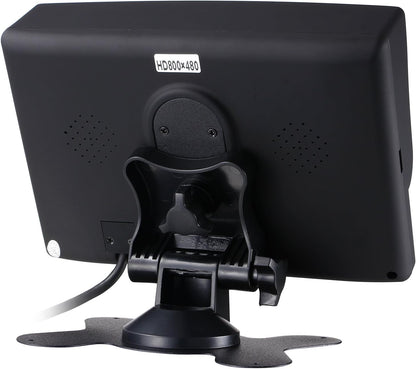 Truck Backup Camera Monitor kit,Heavyduty Vehicle Waterproof Night Vision Wide Angle Rearview Cab