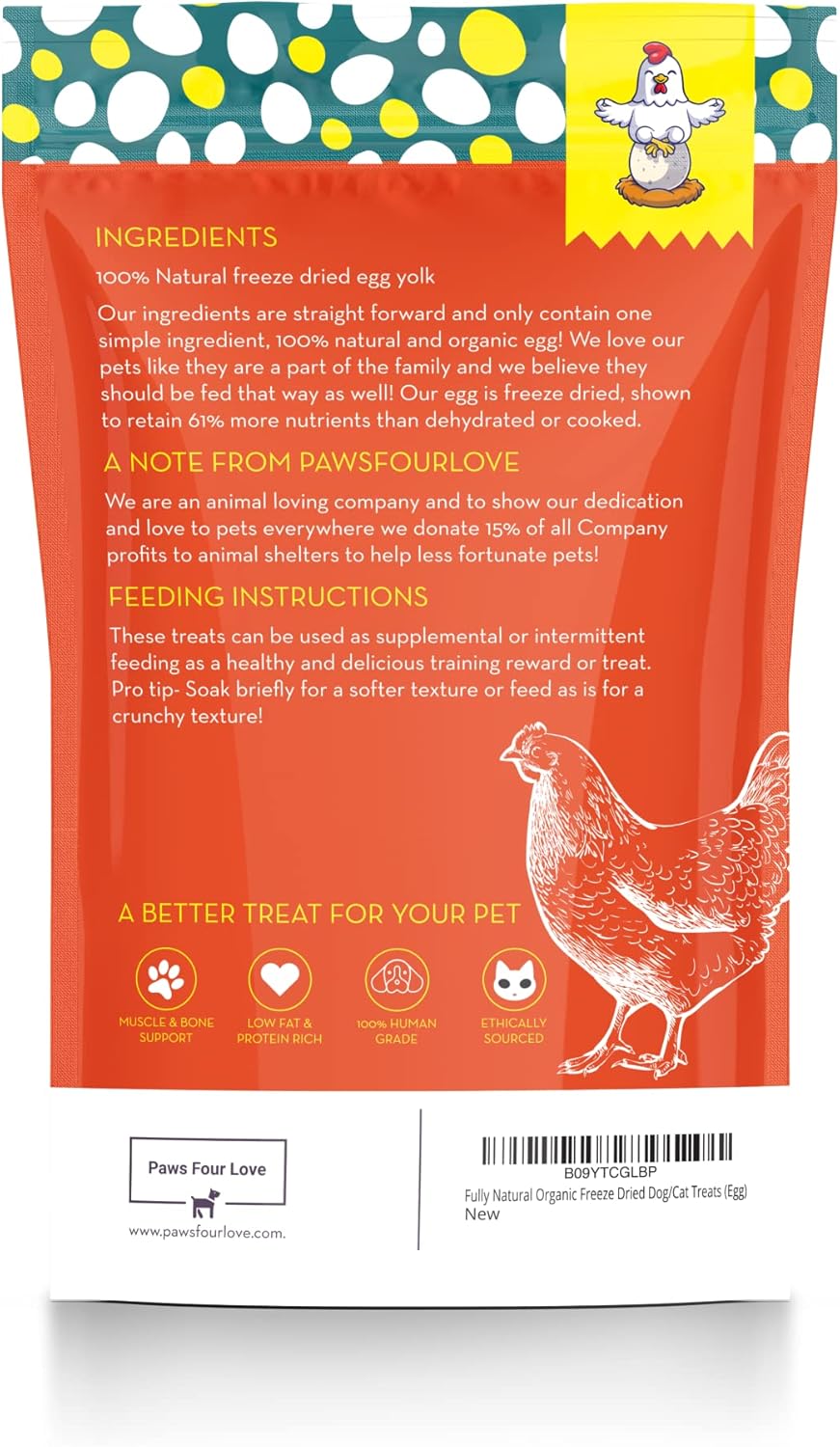 Organic Freeze Dried Dog & Cat Treats - Single Ingredient, Grain Free Food Toppers for Healthy