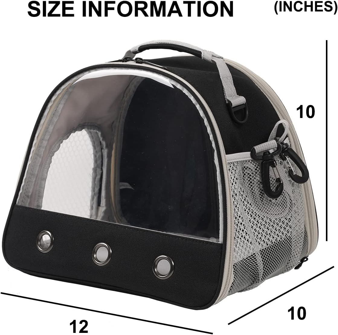 Bearded Dragon Carrier,Lizards Carrier, Small Animal Travel Carrier for Hedgehog Rat Parrot Bird