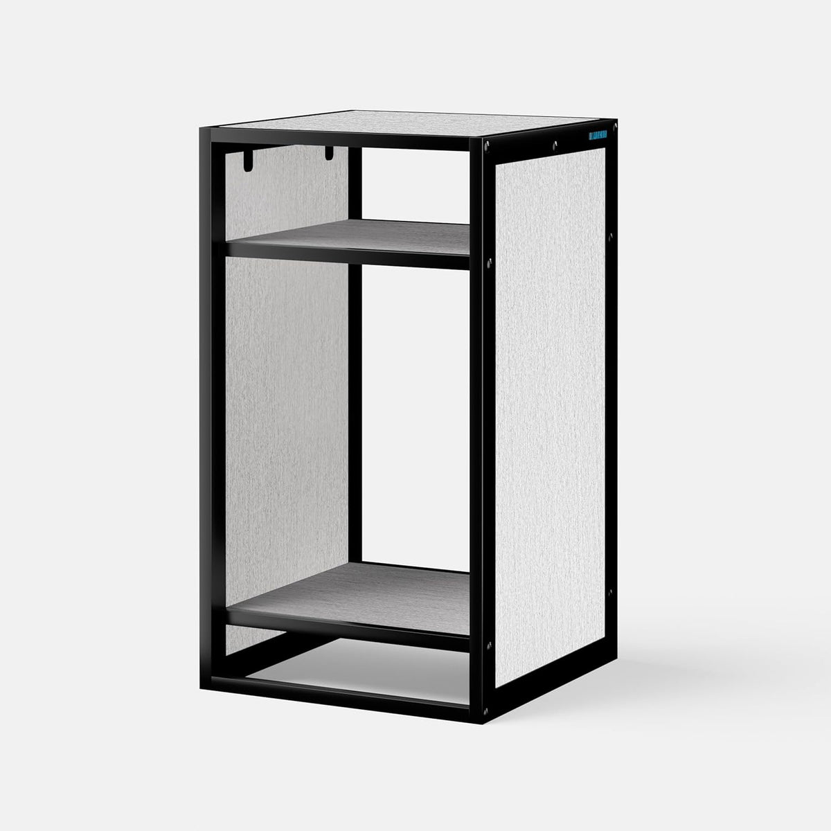 LANDEN Gray Metal Frame Stand, Three-Shelf for Fish Tanks up to 20 Gal, CLX45-45x45x80cm