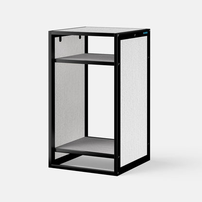 LANDEN Gray Metal Frame Stand, Three-Shelf for Fish Tanks up to 20 Gal, CLX45-45x45x80cm