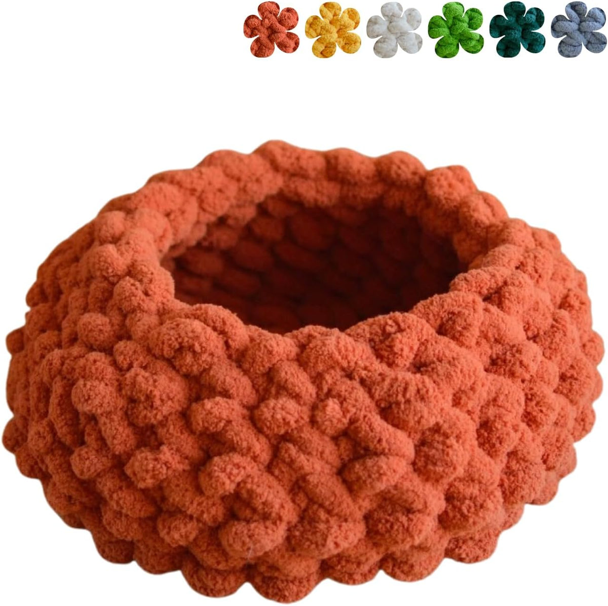 Cat Nest Bed – Premium Handwoven Washable Extra Soft Round Cave House for Indoor Kitten & Kitty