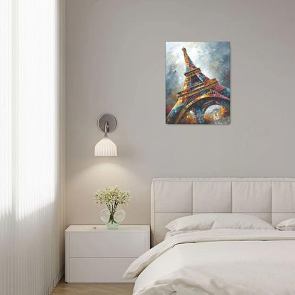 Paris Eiffel Tower Wall Art Paris Architecture Canvas Wall Decor Europe City Eiffel Tower Pictures