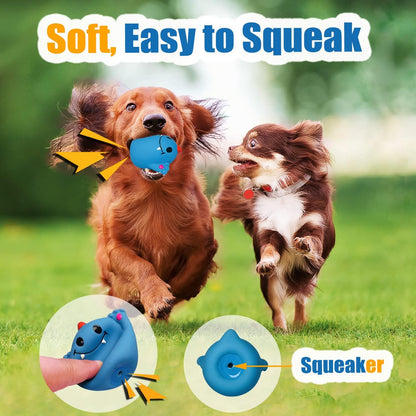 Squeaky Dog Toys for Small Dogs and Medium Breeds, Puppy Small Dog Toys Squeaky Dog Balls 6pcs for