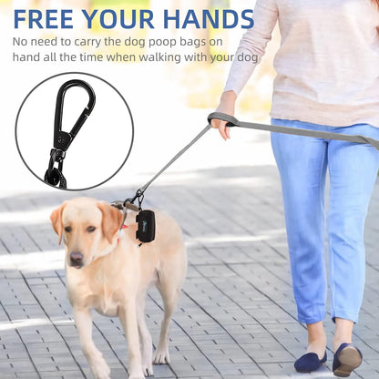PuppyDoggy 1 Pack Poop Bag Holder for Dogs & Cats Waste Bag Dispenser Pouch Dispenser with 1 Roll