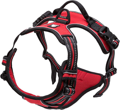 TRUE LOVE Adjustable No-Pull Dog Harness Reflective Pup Vest Harnesses Comfortable Control