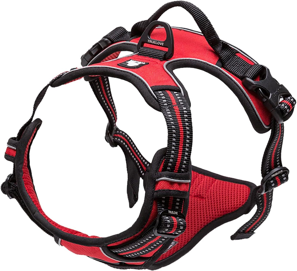 TRUE LOVE Adjustable No-Pull Dog Harness Reflective Pup Vest Harnesses Comfortable Control