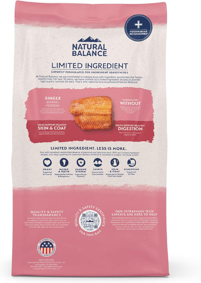 Natural Balance Limited Ingredient Adult Dry Dog Food with Healthy Grains, Salmon & Brown Rice