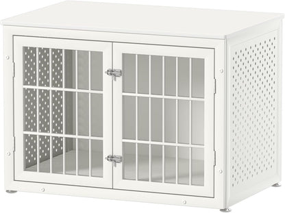 38" Heavy Duty Dog Crate Furniture for Large and Medium Dogs,Wooden Metal Kennel for High Anxiety