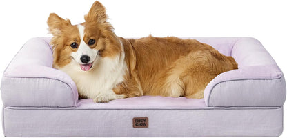 EHEYCIGA Orthopedic Dog Beds for Large Dogs, Waterproof Memory Foam Large Pet Bed with Sides