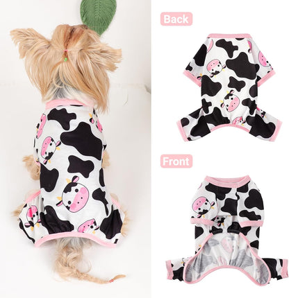 Dog Pajamas Small Sized Dogs Stretchable Summer Dog Clothes Pjs 4 Legs Girl Boy Cute Soft Puppy