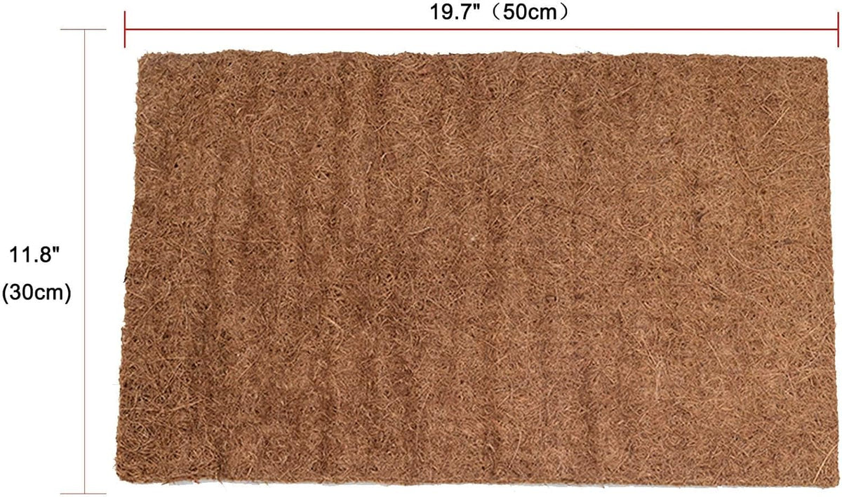 Hamiledyi Reptile Carpet Natural Coconut Fiber Tortoise Carpet Mat for Pet Terrarium Liner Reptile