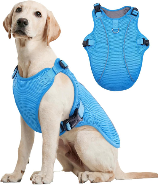 Kuoser Dog Cooling Vest for Large Dogs, Lightweight Doggie Cooler Jacket Breathable Mesh Pet