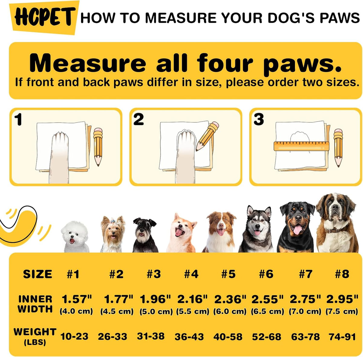 Hcpet Dog Shoes, Dog Boots for Small Dogs, Breathable Medium Dog Booties Paw Protector for Summer