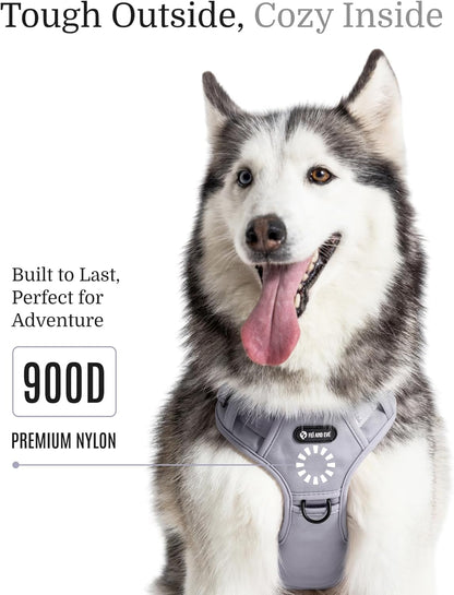 2025 New Edition, Fei & Eve MagEase Dog Harness - 3-Second Magnetic Buckles | 3-Point No-Pull