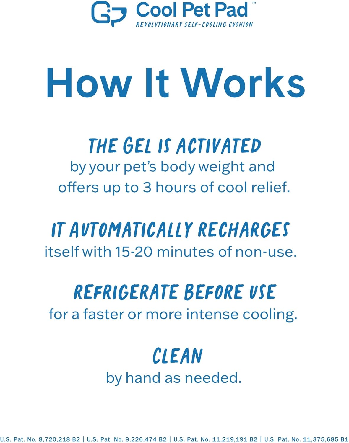 The Green Pet Shop Cool Pet Pad - Extra Small, Disney’s Stitch - Self-Cooling, Pressure Activated