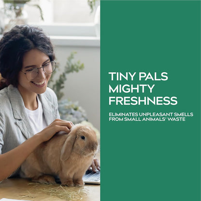 Small Animal Cage Deodorizer Spray – Unscented Natural Mineral Formula to Remove Odors in Hamster