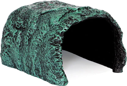 Reptile and Amphibians Rock Hide Cave - Climbing and Hiding Spots, Terrarium & Aquarium Decor