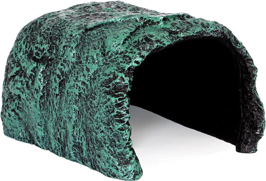 Reptile and Amphibians Rock Hide Cave - Climbing and Hiding Spots, Terrarium & Aquarium Decor