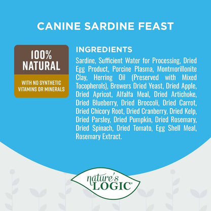 Nature's Logic Grain-Free Canned Dog Food - 90% Animal Proteins - 100% Natural Wet Dog Food Cans