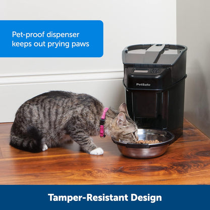 PetSafe Automatic Cat Feeder - Healthy Pet Simply Feed - Automatic Pet Feeder for Cats & Dogs