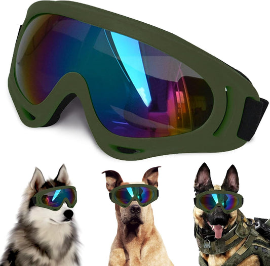 Large Dog Sunglasses with Adjustable Strap UV Protection, Suitable for Medium-Large Dogs, Soft