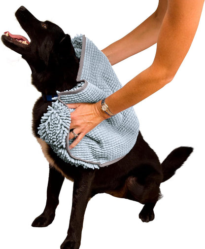 Soggy Doggy Super Shammy Dog Towel - Microfiber Chenille Towel for Drying Dogs and Cleaning Paws