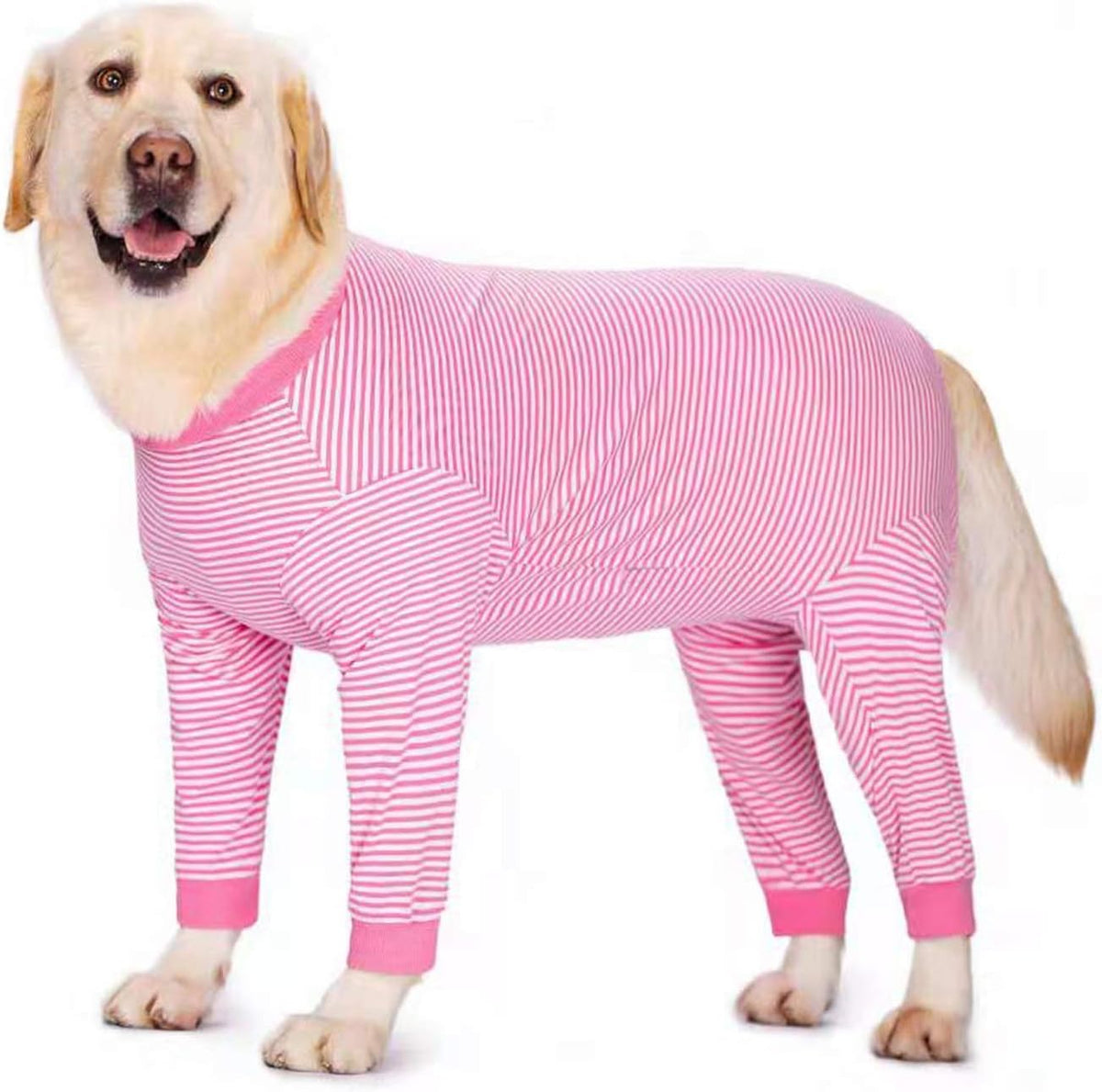 Yeapeeto Dog Onesie Surgery Recovery Suit for Large Medium Bodysuit Dogs Pajamas PJS Full Body for